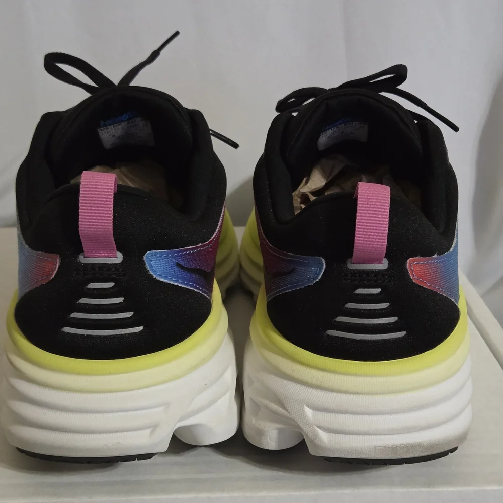 HOKA ONE ONE Bondi 8 'Rainbow' Running Shoes US Men Size 11D - Picture 5 of 11